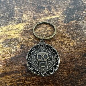 Disney Pirates of the Caribbean Pirate Coin Keychain